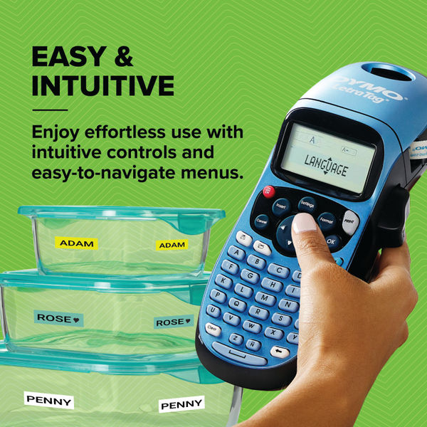 Dymo LetraTag 100H Handheld LabelMaker Black 2174576