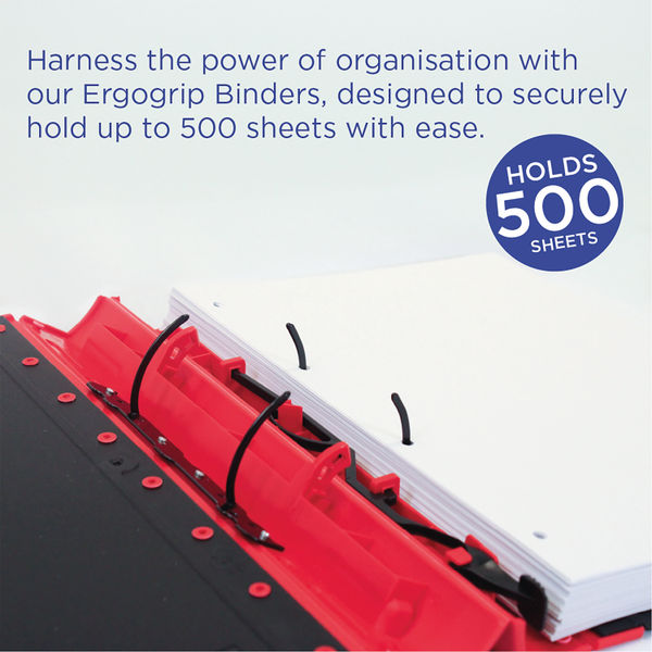 Guildhall GL Ergogrip 2 Ring Binder A4 Blue (Pack of 2) 4509