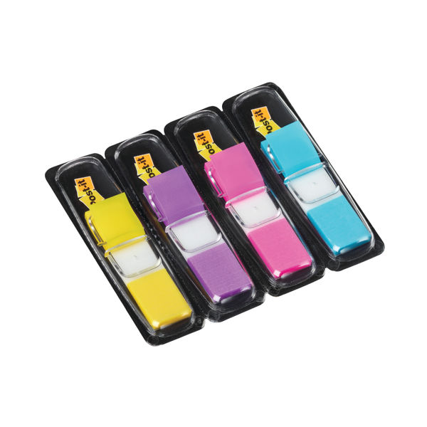 Post-it Index Flag Dispenser 12 x 44mm Coloured