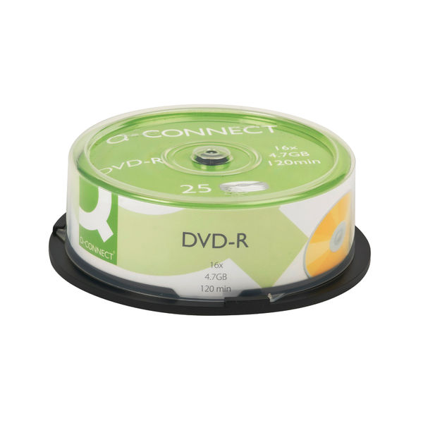 Q-Connect DVD-R 4.7GB Cake Box (25 Pack) KF00255