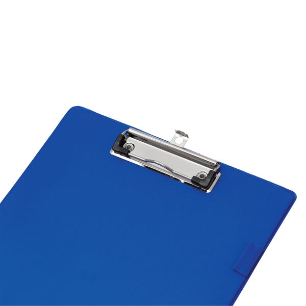 Q-Connect PVC Single Clipboard Foolscap Blue KF01297