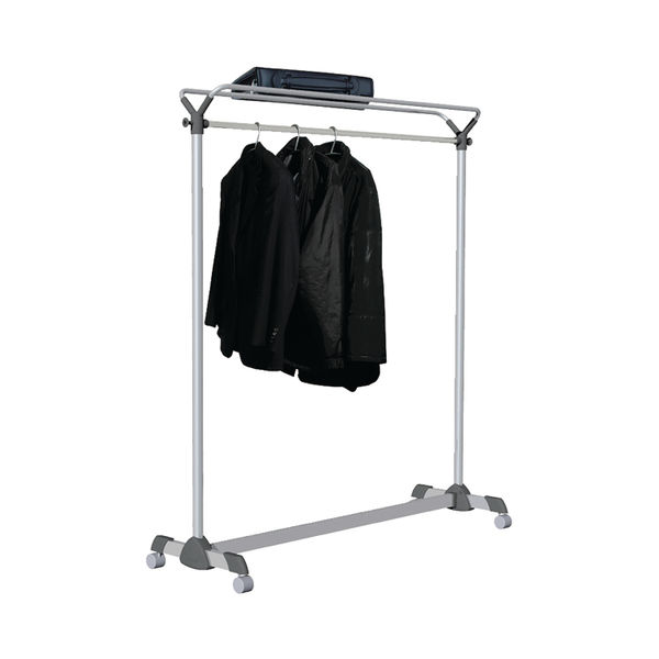 Alba Garment Coat Rack with Brakes Metal 1530x540x1715mm PMGROUP3