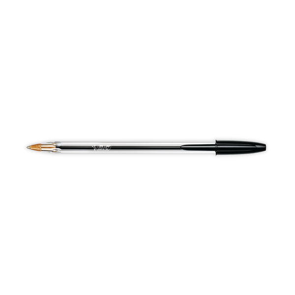 Bic Cristal Medium Black Ballpoint Pens (Pack of 10) 830864