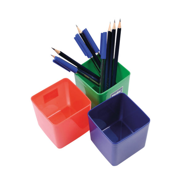 Helix Pencil Pots Assorted (Pack of 12)