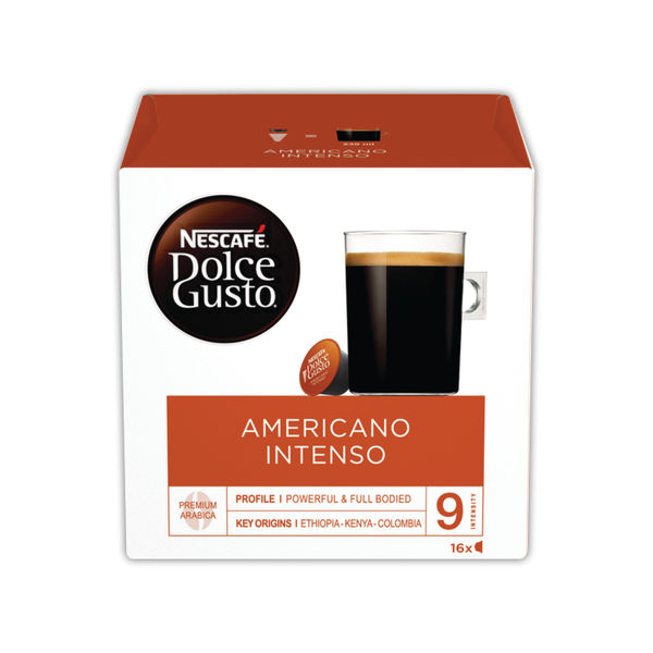 Nescafe Dolce Gusto Americano Intenso Capsules (Pack of 48)