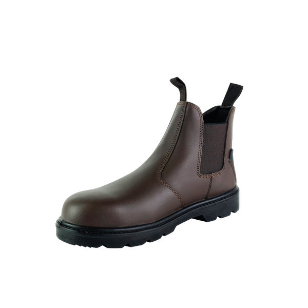 Tuffking Brook Safety Dealer Boot Steel Toecap Brown 13