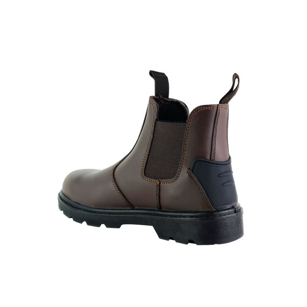 Tuffking Brook Safety Dealer Boot Steel Toecap Brown 13