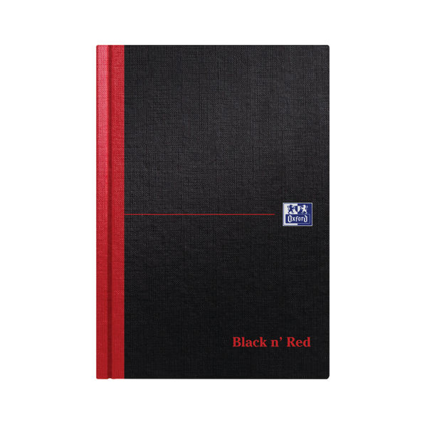 Black n Red Professional Case Bound Book Ruled A5 192 Pages (Pack of 5) | E66857