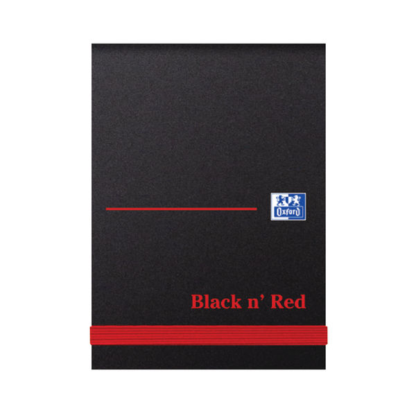 Blacknred Polynote Book Casebound A7 Elastic'D 90Gsm Ruled 192Pages PK10 OEM: M6