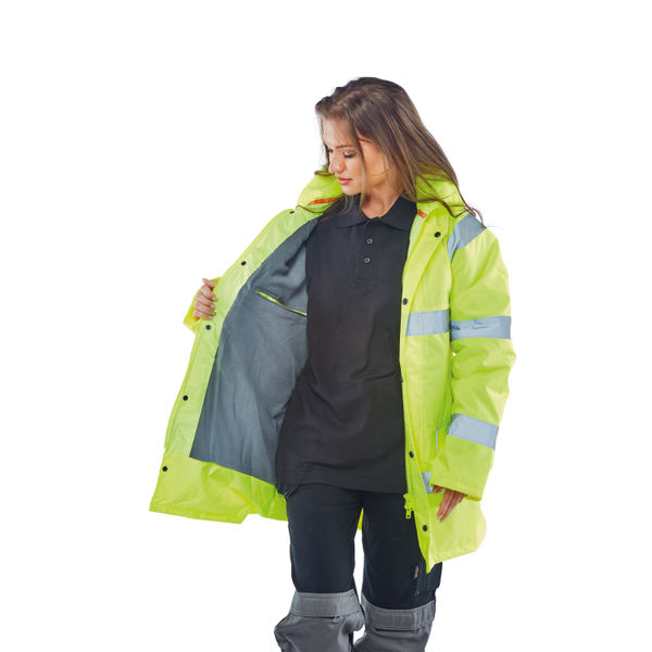 Beeswift Constructor High Visibility Jacket Saturn Yellow S CTJENGSYS