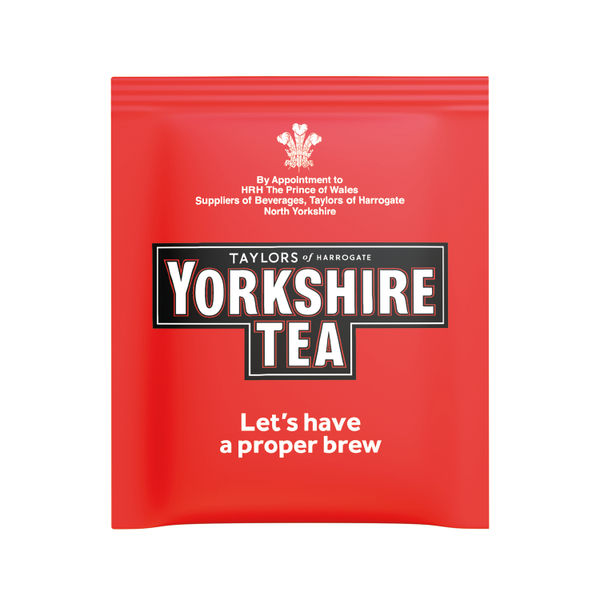 Yorkshire Tea Tagged and Enveloped Tea Bags (Pack of 200) 1341