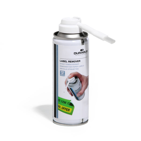 Durable Label Remover Contains Alcohol 200ml Can 586700