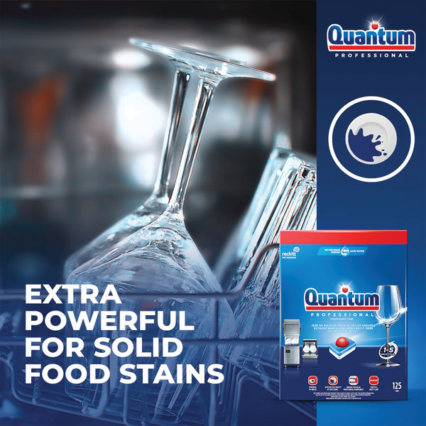 Quantum Professional Dishwasher Tablets (Pack of 125) 3294235