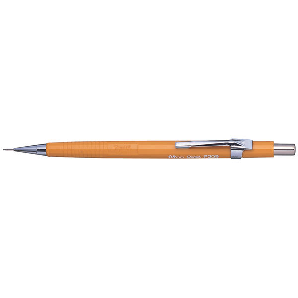 Pentel P200 Automatic Pencil Broad 0.9mm Yellow Barrel (Pack of 12) P209