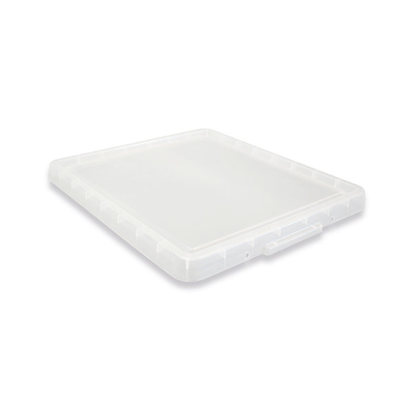 Really Useful 64L Plastic Storage Box W710xD440xH310mm Clear 64C