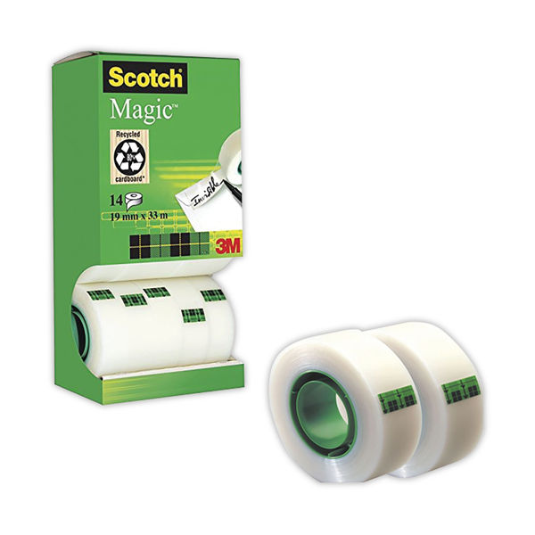 3M Scotch Removable Magic Tape with Dispenser 19mm x 33m