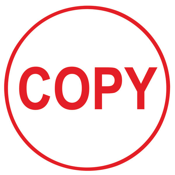 COLOP EOS R17 COPY Pre-Inked Circular Stamp - C109531COP
