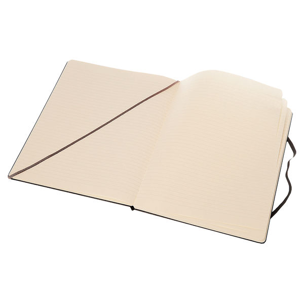 Moleskine Black Extra Large Ruled Hardcover Notebook QP090