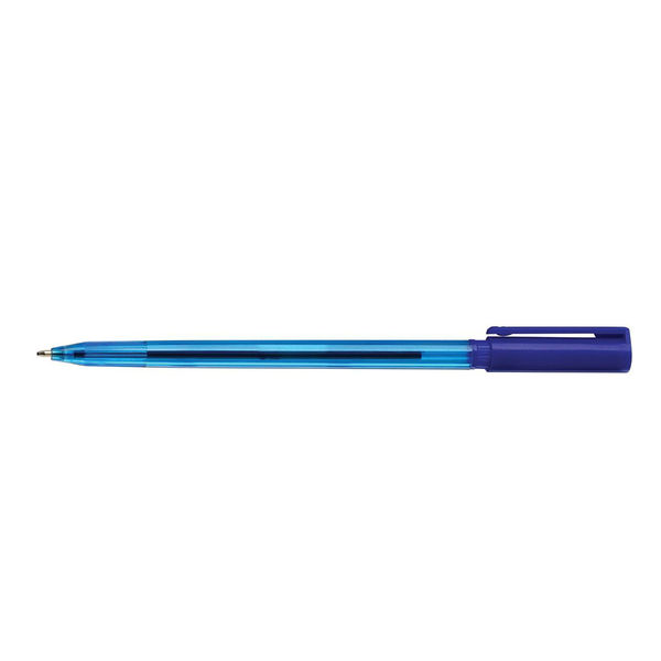 5 Star Ball Pen Medium 1.0mm Tip 0.5mm Line Blue (Pack of 20)