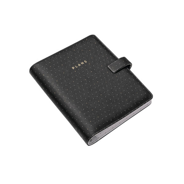 Filofax Moonlight Personal Organiser Black 022654