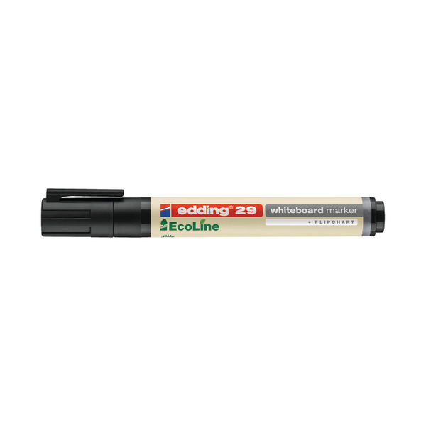 Edding 29 Ecoline Whiteboard Marker Black (Pack of 10) 4-29001