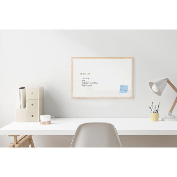 Q-Connect Wooden Frame Whiteboard 900x1200mm KF03572