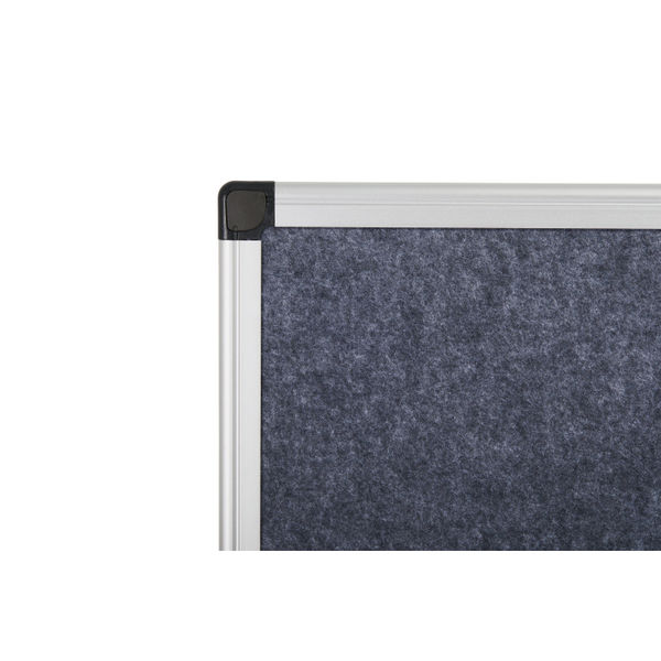 Bi-Office Maya Fire Retardant Noticeboard Grey Aluminium Frame 1500x1200mm SA1202170