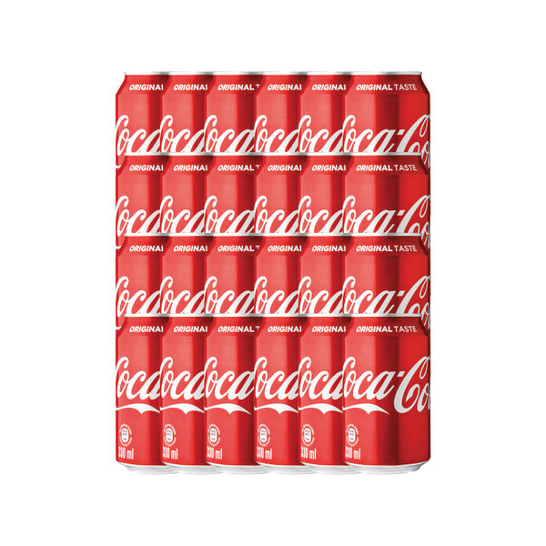 Coca-Cola Soft Drink 330ml Can (Pack of 24) 100219