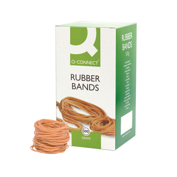 Q-Connect Size 19 Rubber Bands, 500g Box - KF10527