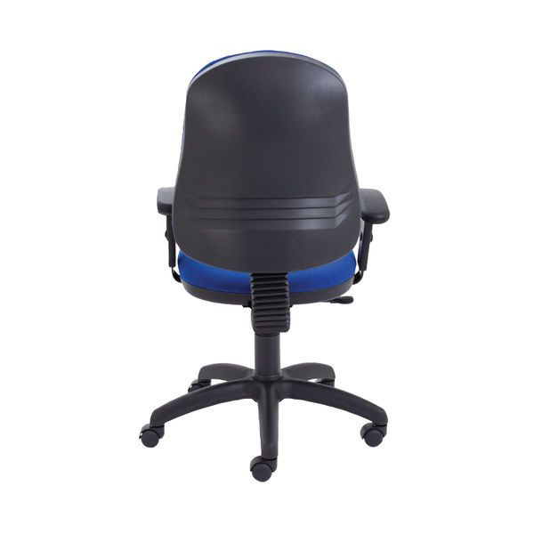 Jemini Teme Mid Back Single Lever Office Chair Adjustable Arms in Royal Blue