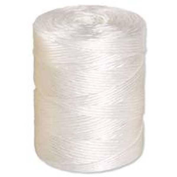 Flexocare Polypropylene White Twine 1kg Spool - 77656008