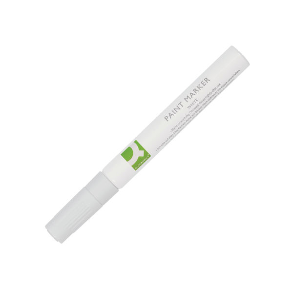 Q-Connect Paint Marker Pen Medium White (Pack of 10) KF14452