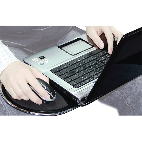 Q-Connect Aluminium Laptop Stand Black/Silver KF20077