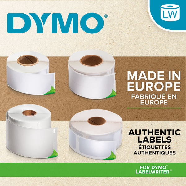Dymo 28 mm x 89 mm LabelWriter Standard address labels (Pack of 12) - 2093091