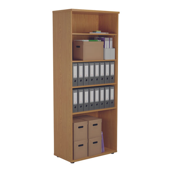 Jemini Wooden Bookcase 800x450x2000mm Nova Oak KF811183