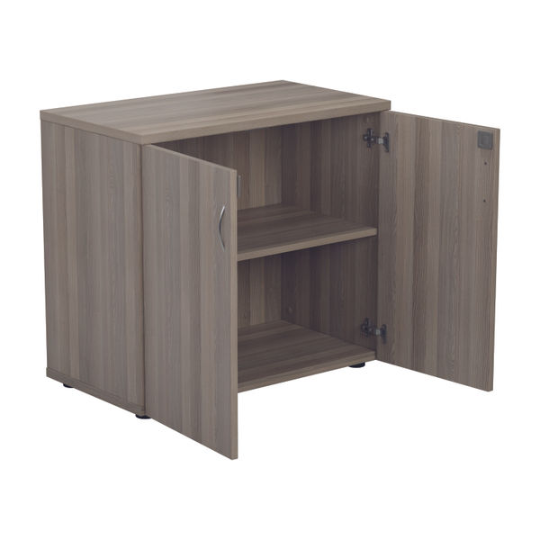 Jemini Wooden Cupboard 800x450x730mm Grey Oak KF811237