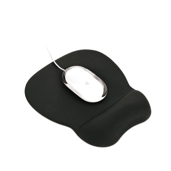 Contour Ergonomics Memory Foam Mouse Mat Wristrest Black CE77698