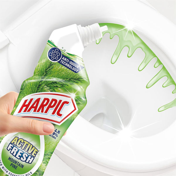 Harpic Active Fresh Toilet Cleaner Gel Pine 750ml (Pack of 12) 3084603