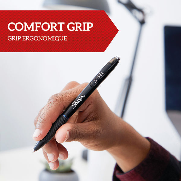 Sharpie® S-Gel™ Comfort Grip Gel Pens - Black, 2 pk - Fred Meyer