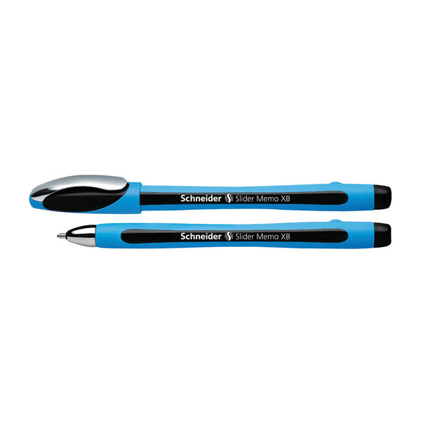 Schneider Slider Memo XB Ballpoint Pen Large Black (Pack of 10) 150201