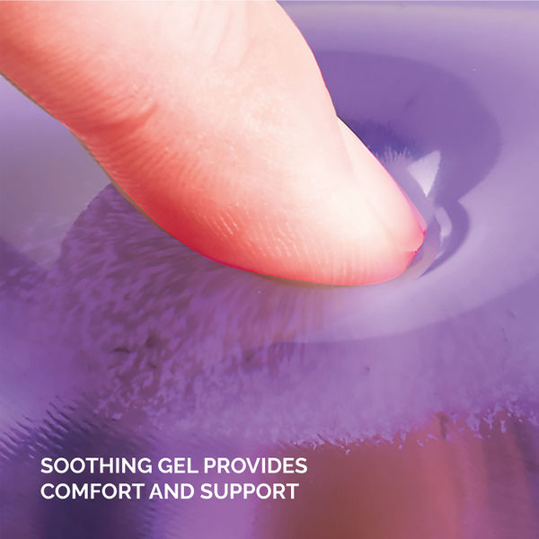 Fellowes Crystals Gel Wrist Support Purple 91437