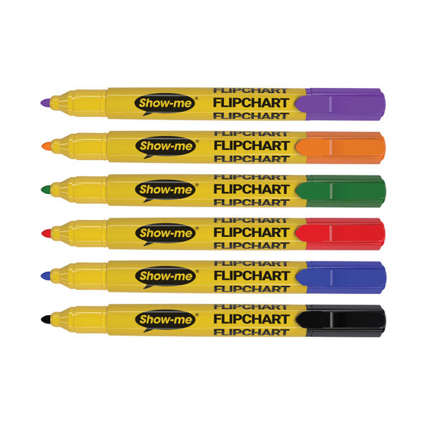 Show-me Flipchart Markers Assorted (Pack of 48) FCM48A