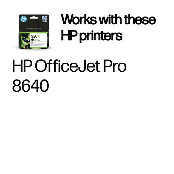HP 950XL Original Ink Cartridge High Yield Black CN045AE