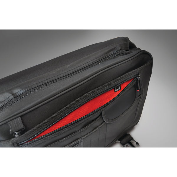 Monolith Microfibre Soft Sided Briefcase Black 3192