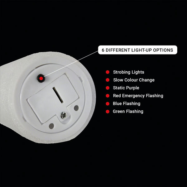 Light Up Sensory Soft Foam Batons 6 LED Light Modes 400mm (Pack of 6) SFB6