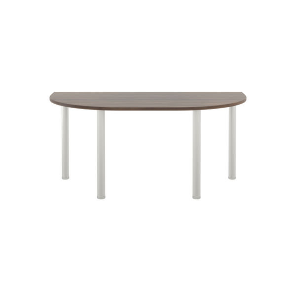 Jemini Semi Circular Multipurpose Table 1600x800x730 Walnut KF819905