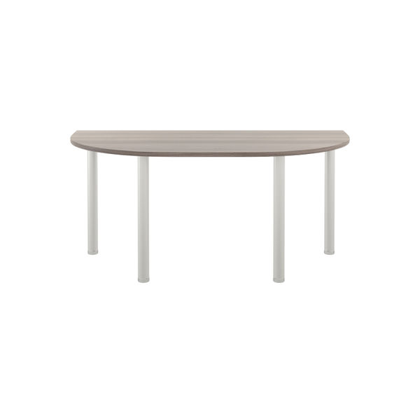 Jemini Semi Circular Multipurpose Table 1600x800x730 Grey Oak KF819912