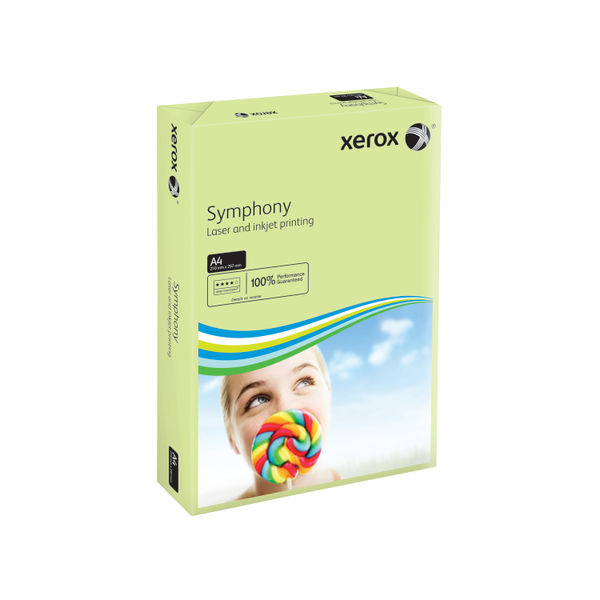 Xerox Symphony Pastel Green A4 80gsm Paper (500 Pack) XX93965