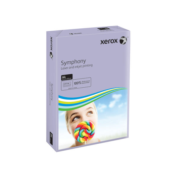 Xerox Symphony Medium Tints Lilac Ream A4 Paper 80gsm 003R93969 (Pack of 500) 003R93969