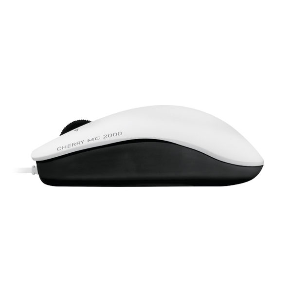 Cherry MC 2000 USB Wired Infra-red Mouse With Tilt Wheel Technology Pale Grey JM-0600-0